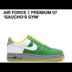 Nike Air Force 1 Premium ‘07 Gaucho'S Gym Green